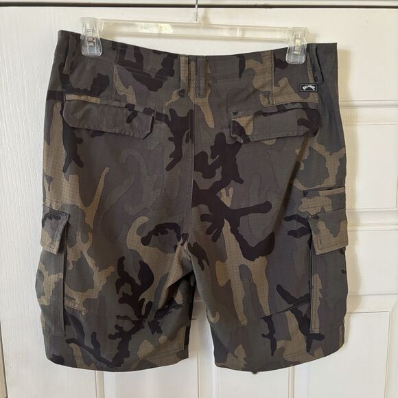 Billabong Men Combat BBO Pro Camo 33 Cargo Board Shorts Swim Trunks Beach Active - Picture 7 of 12